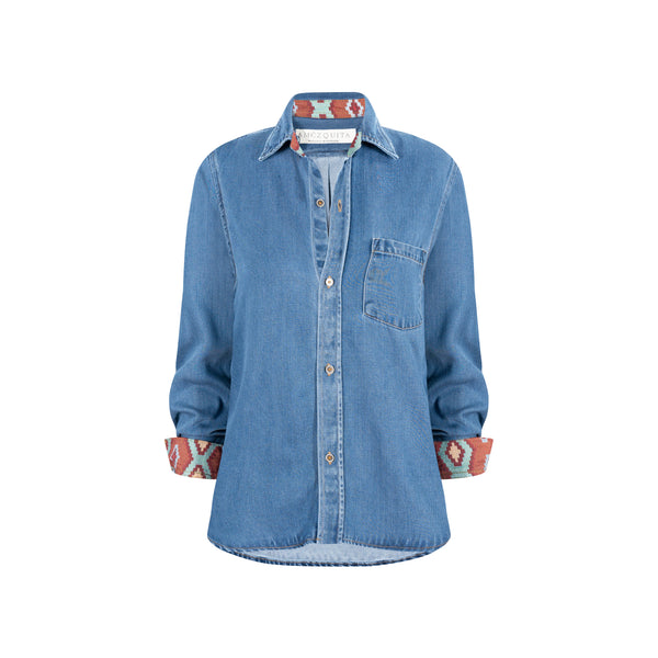 Camisa denim Bob Terracota